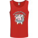 Unicorn Birthday Princess 4th 5th 6th 7th 8th Mens Vest Tank Top Red
