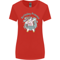 Unicorn Birthday Princess 4th 5th 6th 7th 8th Womens Wider Cut T-Shirt Red