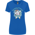Unicorn Birthday Princess 4th 5th 6th 7th 8th Womens Wider Cut T-Shirt Royal Blue