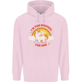 Unicorn Im Too Magical For You Childrens Kids Hoodie Light Pink