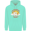 Unicorn Im Too Magical For You Childrens Kids Hoodie Peppermint