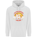 Unicorn Im Too Magical For You Childrens Kids Hoodie White