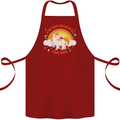 Unicorn Im Too Magical For You Cotton Apron 100% Organic Maroon