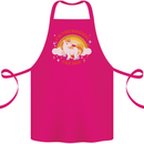 Unicorn Im Too Magical For You Cotton Apron 100% Organic Pink