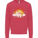 Unicorn Im Too Magical For You Kids Sweatshirt Jumper Heliconia