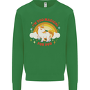 Unicorn Im Too Magical For You Kids Sweatshirt Jumper Irish Green