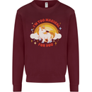 Unicorn Im Too Magical For You Kids Sweatshirt Jumper Maroon