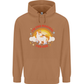Unicorn Im Too Magical For You Mens 80% Cotton Hoodie Caramel Latte