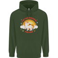 Unicorn Im Too Magical For You Mens 80% Cotton Hoodie Forest Green