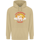 Unicorn Im Too Magical For You Mens 80% Cotton Hoodie Sand