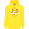 Unicorn Im Too Magical For You Mens 80% Cotton Hoodie Yellow