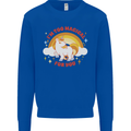 Unicorn Im Too Magical For You Mens Sweatshirt Jumper Royal Blue