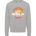 Unicorn Im Too Magical For You Mens Sweatshirt Jumper Sports Grey