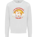 Unicorn Im Too Magical For You Mens Sweatshirt Jumper White