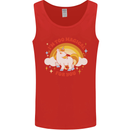 Unicorn Im Too Magical For You Mens Vest Tank Top Red