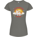 Unicorn Im Too Magical For You Womens Petite Cut T-Shirt Charcoal