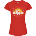 Unicorn Im Too Magical For You Womens Petite Cut T-Shirt Red