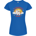 Unicorn Im Too Magical For You Womens Petite Cut T-Shirt Royal Blue
