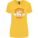 Unicorn Im Too Magical For You Womens Wider Cut T-Shirt Yellow