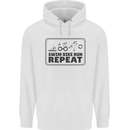 Unicorn Triathlon Running Swimming Cycling Childrens Kids Hoodie White