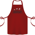 Unicorn Triathlon Running Swimming Cycling Cotton Apron 100% Organic Maroon