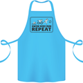 Unicorn Triathlon Running Swimming Cycling Cotton Apron 100% Organic Turquoise