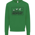Unicorn Triathlon Running Swimming Cycling Kids Sweatshirt Jumper Irish Green
