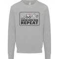 Unicorn Triathlon Running Swimming Cycling Kids Sweatshirt Jumper Sports Grey