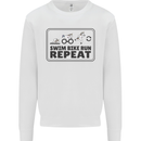 Unicorn Triathlon Running Swimming Cycling Kids Sweatshirt Jumper White