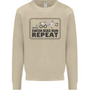 Unicorn Triathlon Running Swimming Cycling Mens Sweatshirt Jumper Sand