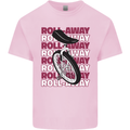 Unicycle Roll Away Kids T-Shirt Childrens Light Pink