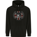 Union Jack Bodybuilding Gym Training Spartan Childrens Kids Hoodie Black