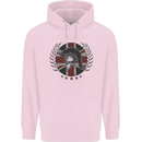 Union Jack Bodybuilding Gym Training Spartan Childrens Kids Hoodie Light Pink