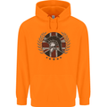 Union Jack Bodybuilding Gym Training Spartan Childrens Kids Hoodie Orange
