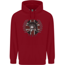 Union Jack Bodybuilding Gym Training Spartan Childrens Kids Hoodie Red