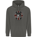 Union Jack Bodybuilding Gym Training Spartan Childrens Kids Hoodie Storm Grey