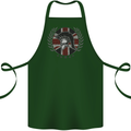 Union Jack Bodybuilding Gym Training Spartan Cotton Apron 100% Organic Forest Green