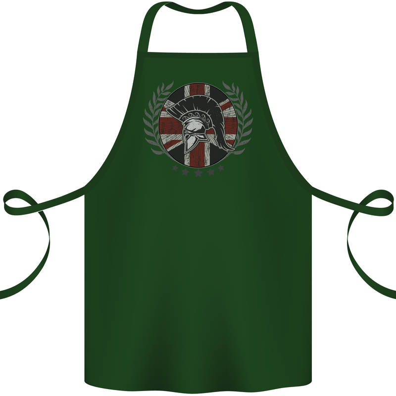 Union Jack Bodybuilding Gym Training Spartan Cotton Apron 100% Organic Forest Green