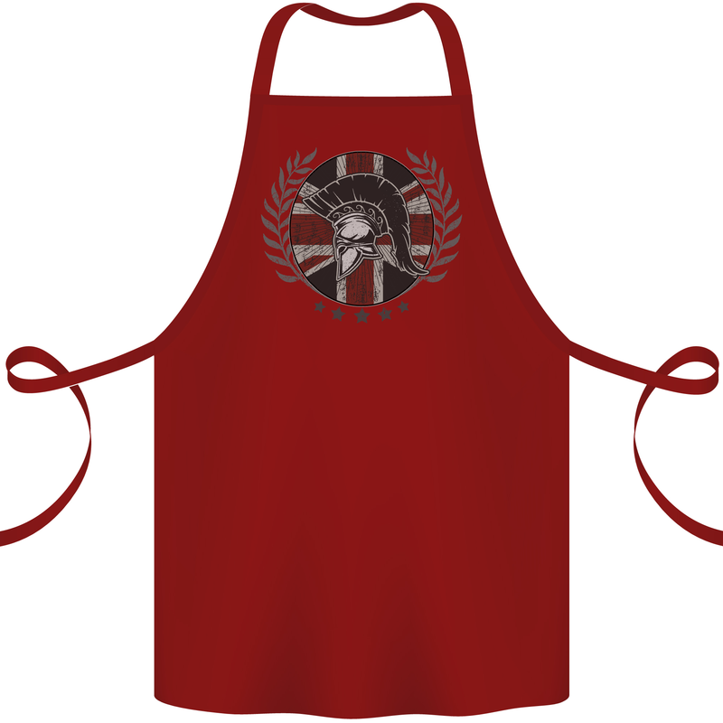 Union Jack Bodybuilding Gym Training Spartan Cotton Apron 100% Organic Maroon
