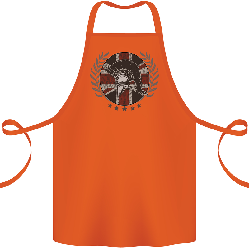 Union Jack Bodybuilding Gym Training Spartan Cotton Apron 100% Organic Orange