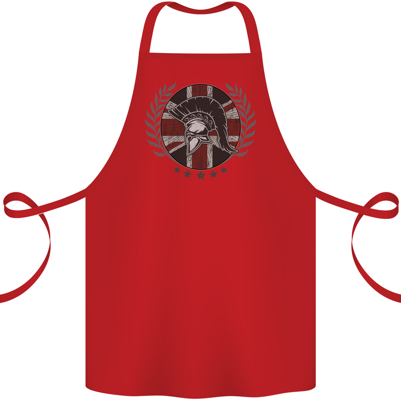 Union Jack Bodybuilding Gym Training Spartan Cotton Apron 100% Organic Red