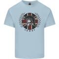 Union Jack Bodybuilding Gym Training Spartan Kids T-Shirt Childrens Light Blue