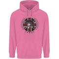 Union Jack Bodybuilding Gym Training Spartan Mens 80% Cotton Hoodie Azelea