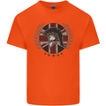 Union Jack Bodybuilding Gym Training Spartan Mens Cotton T-Shirt Tee Top Orange