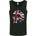 Union Jack Skull Mens Vest Tank Top Black