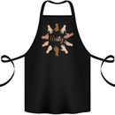 Unity Anti Racism Discrimination LGBT Sign Cotton Apron 100% Organic Black