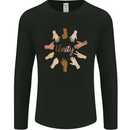 Unity Anti Racism Discrimination LGBT Sign Mens Long Sleeve T-Shirt Black