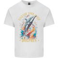 Unleash Your Inner Dolphin Kids T-Shirt Childrens White