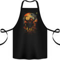 Urban Evil Bull Fantasy Cotton Apron 100% Organic Black