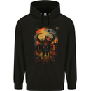 Urban Evil Bull Fantasy Mens 80% Cotton Hoodie Black